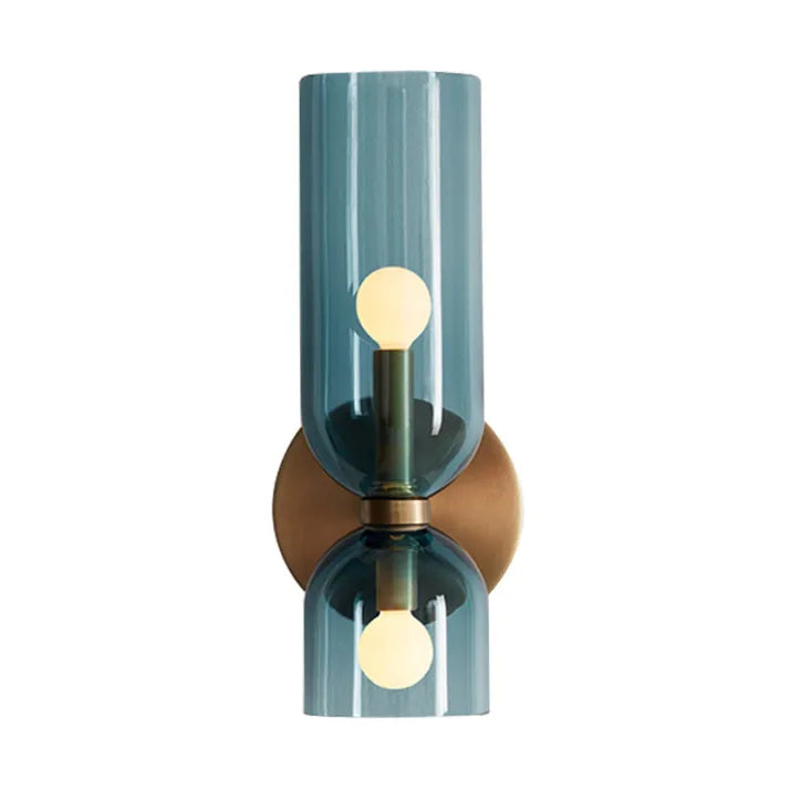 Modern Glass Wall Lamp Dual Layer Smoked Design - Product detail 10