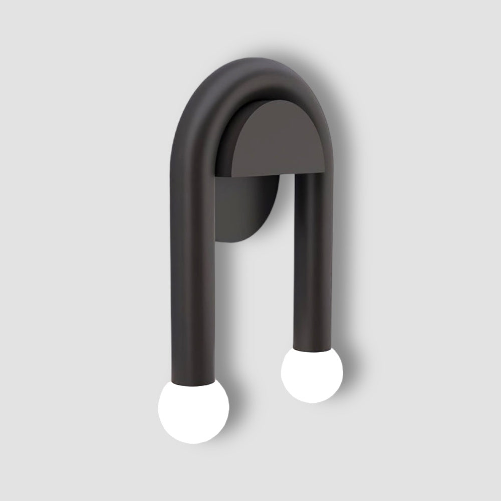 Modern U-Shaped Wall Lamp  Dual Globe LED Design - Product detail 13