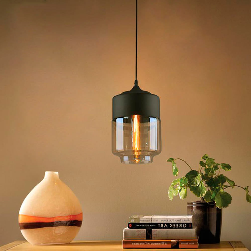 Modern Pendant Light Glass Globe Industrial Design - Product detail 6