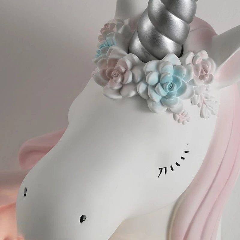 Unicorn Wall Light  Crystal Globe  Resin Design - Product example