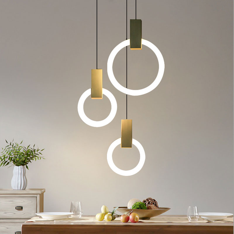 Nordic Ring Pendant Light LED Circle Design - Product detail 10