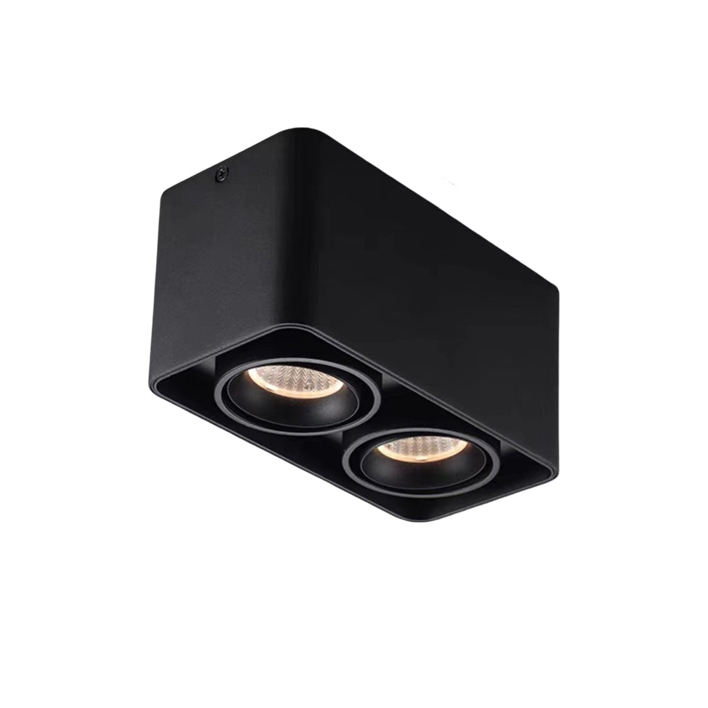 Modern LED Ceiling Spotlight Dual Square Adjustable Design - Product example