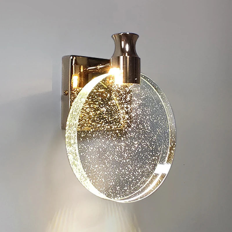 Modern LED Wall Light Circular Glass Bubble Design - Product detail 7