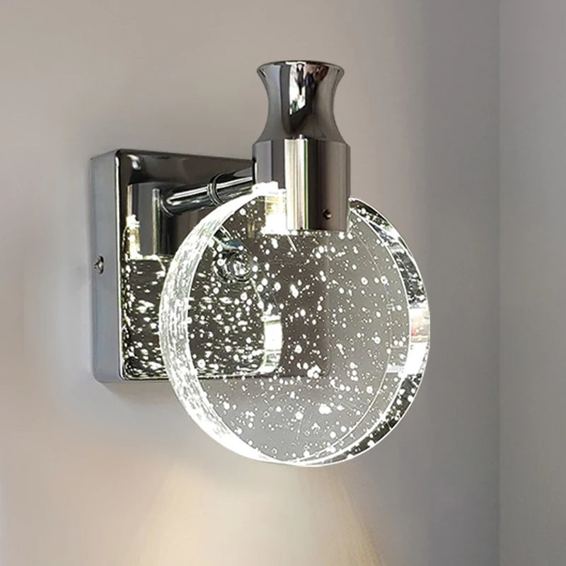 Modern LED Wall Light Circular Glass Bubble Design - Product detail 9