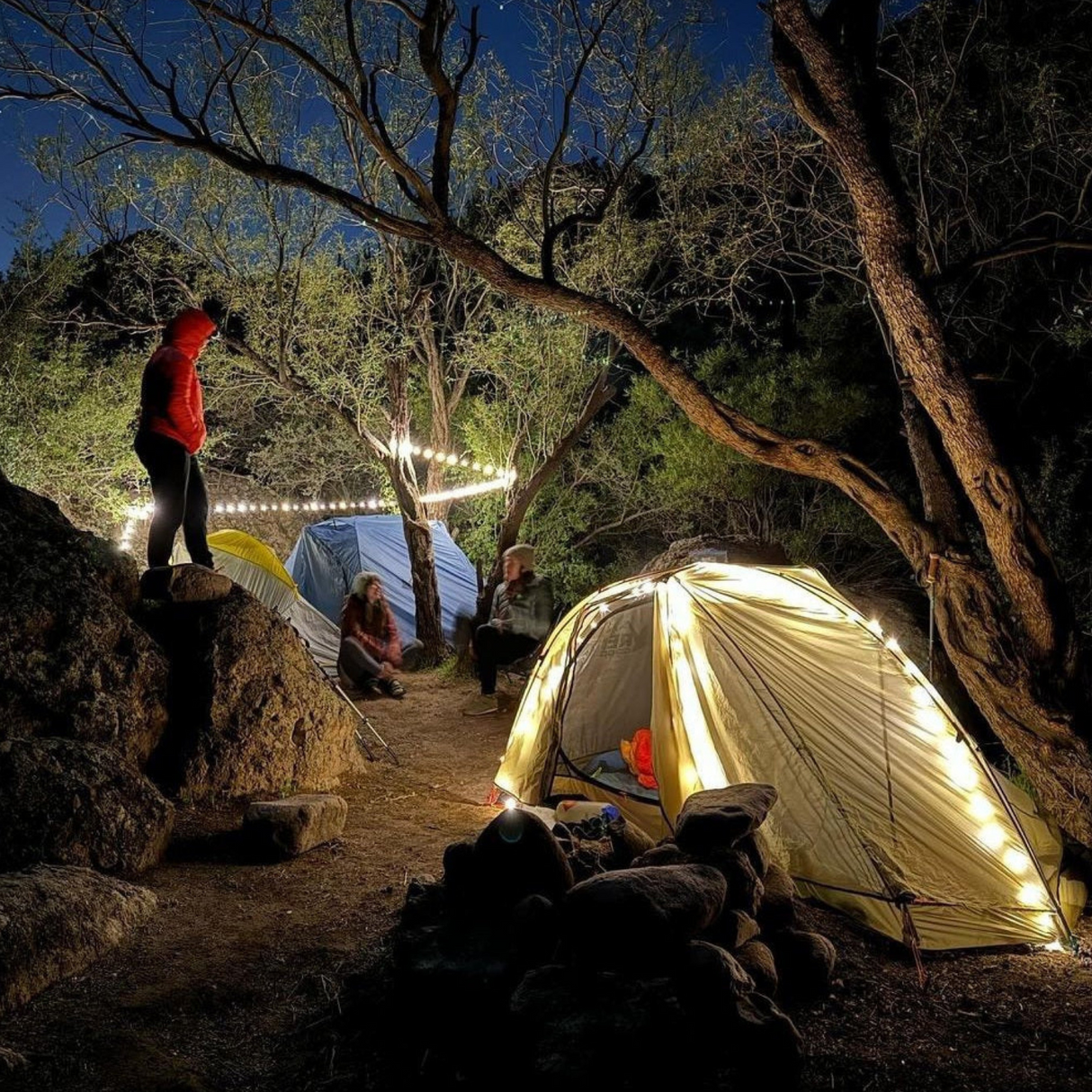 Outdoor LED String Light  Waterproof Rechargeable Camping Lantern - Detailed view