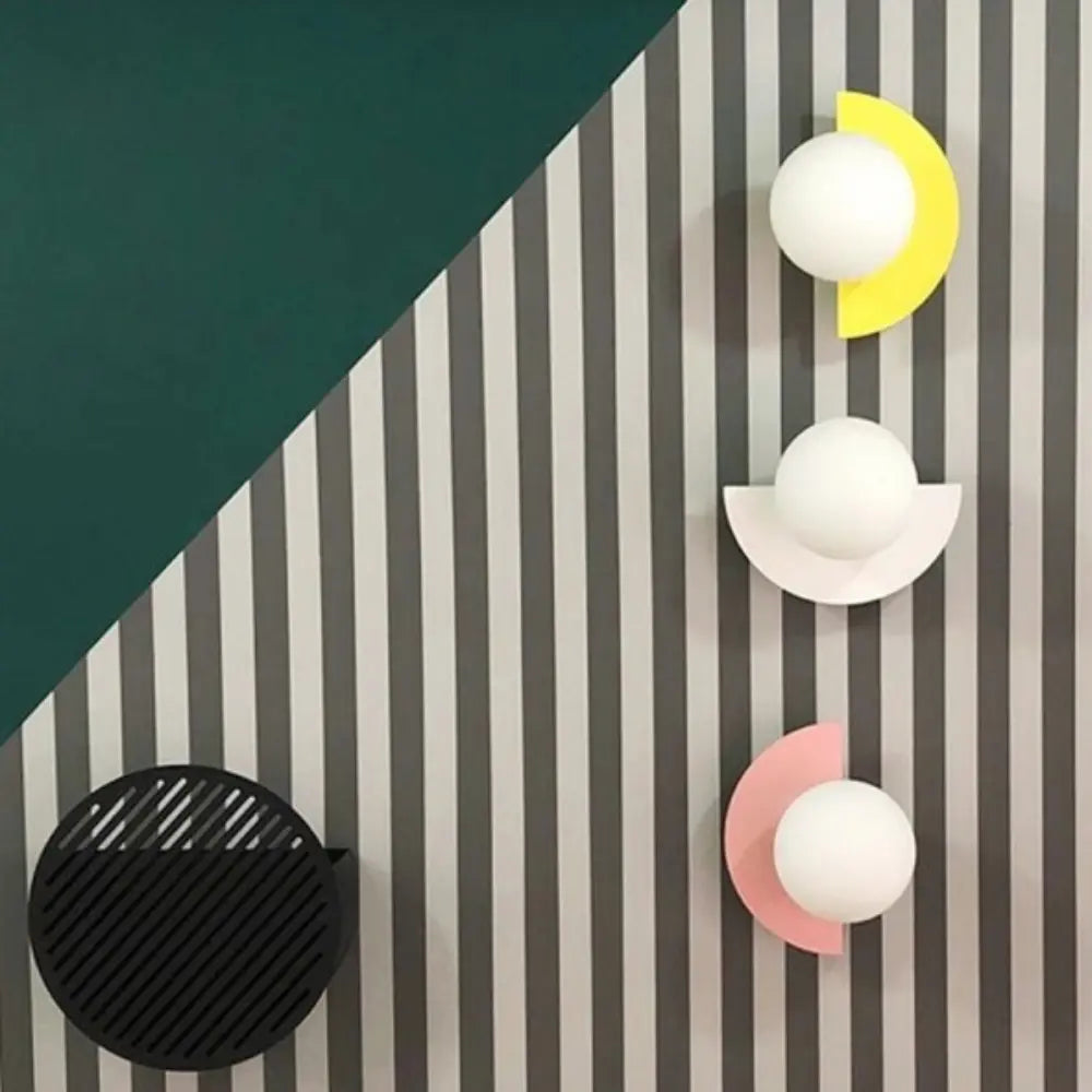 Modern Circular Wall Light Minimalist White LED Sconce - Product detail 6