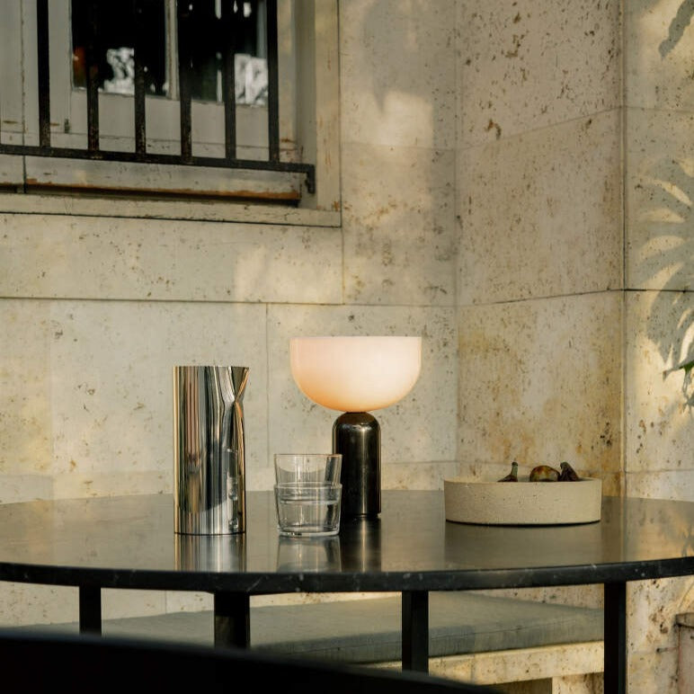Minimalist Table Lamp White Marble Base Design - Product detail 9