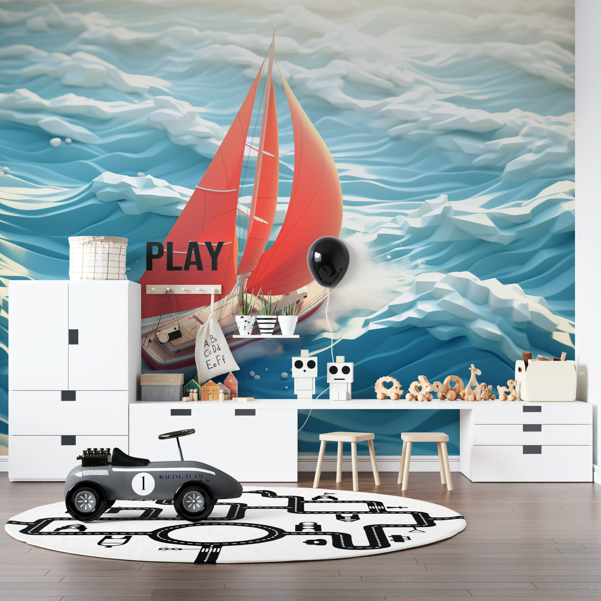 Street Art Mural Wallpaper | Urban Graffiti Pop Art Design