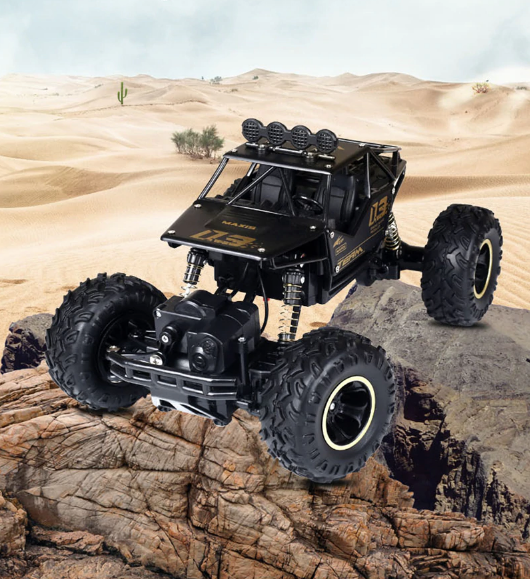 Remote Control Monster Truck  4x4 Off-Road RC Vehicle with All-Terrain Tires - Product detail 4