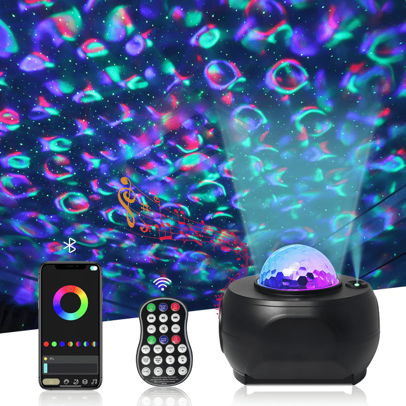 Galaxy Star Projector  5-in-1 Bluetooth Speaker with Light Show - Detailed view