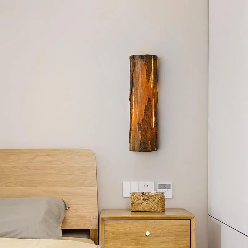 Modern Outdoor Wall Light Textured Bronze LED Sconce - Detailed view