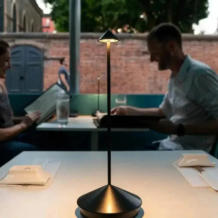 Modern LED Table Lamp Rechargeable Aluminum Design - Product detail 7