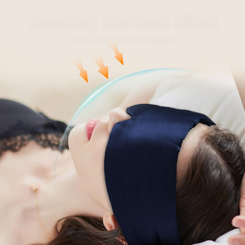 Premium Silk Sleep Mask  Adjustable Light Blocking Design - Product detail 11