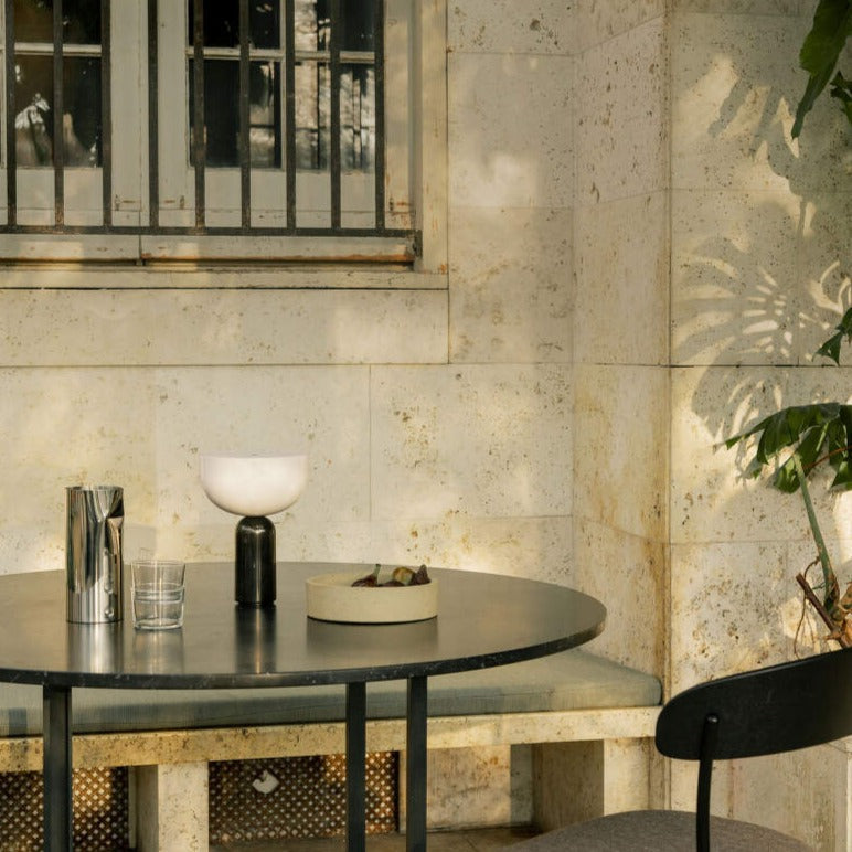 Minimalist Table Lamp White Marble Base Design - Product detail 15