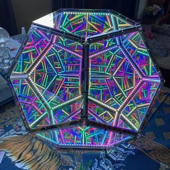 Geometric LED Lamp  Multi-Color Infinity Pattern - Product detail 11