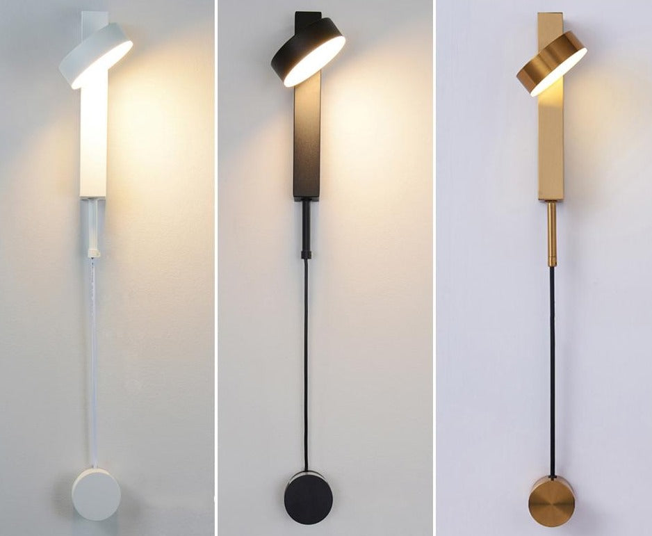 Modern LED Wall Light Adjustable Gold Metal Sconce - Product example