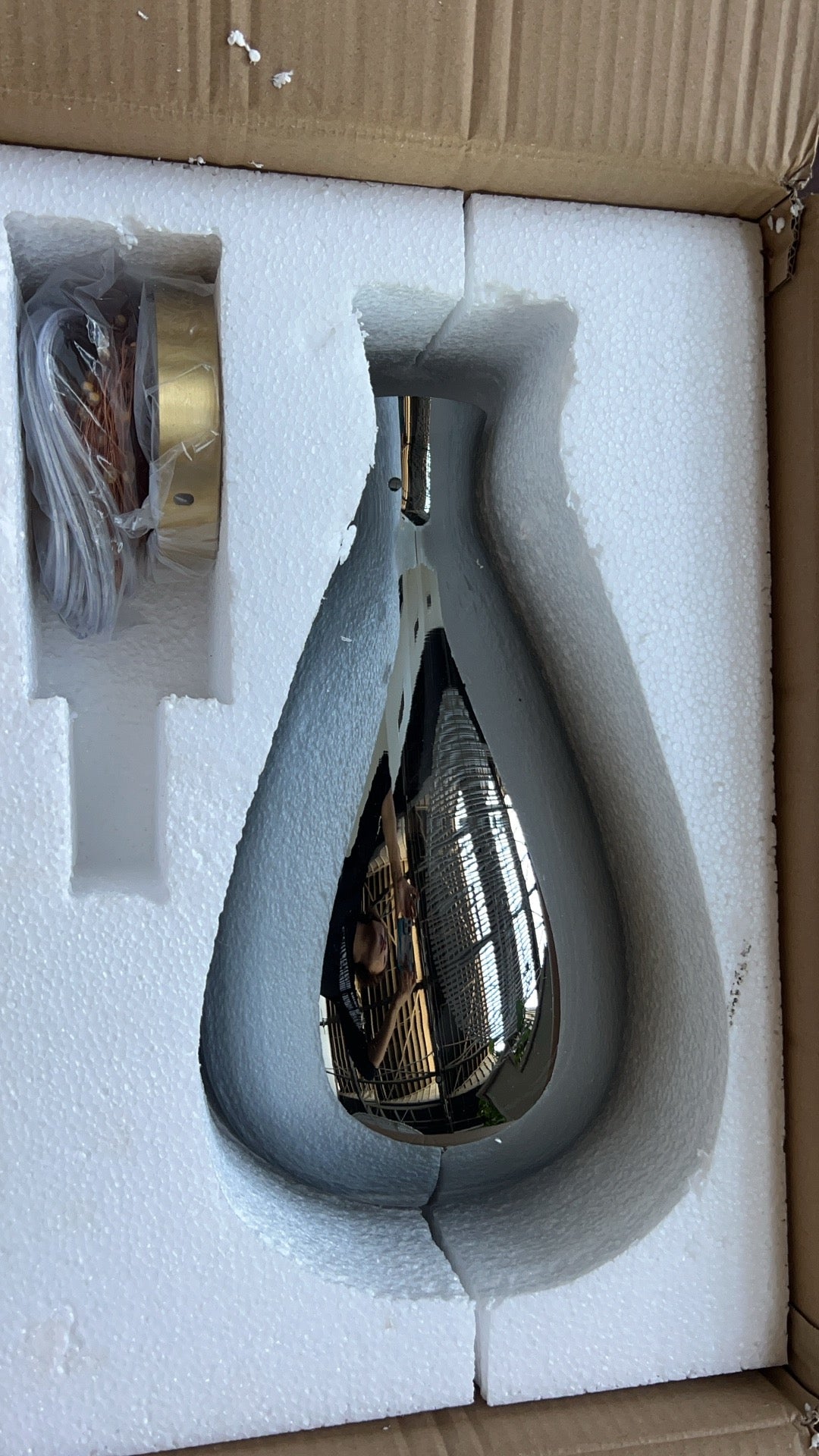 Modern Glass Pendant Light Smoked Grey LED Collection - Product detail 18