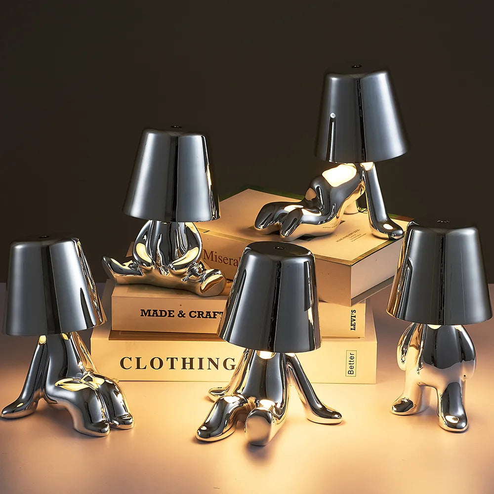 Modern Table Lamp Metallic High Heel Design - Product example