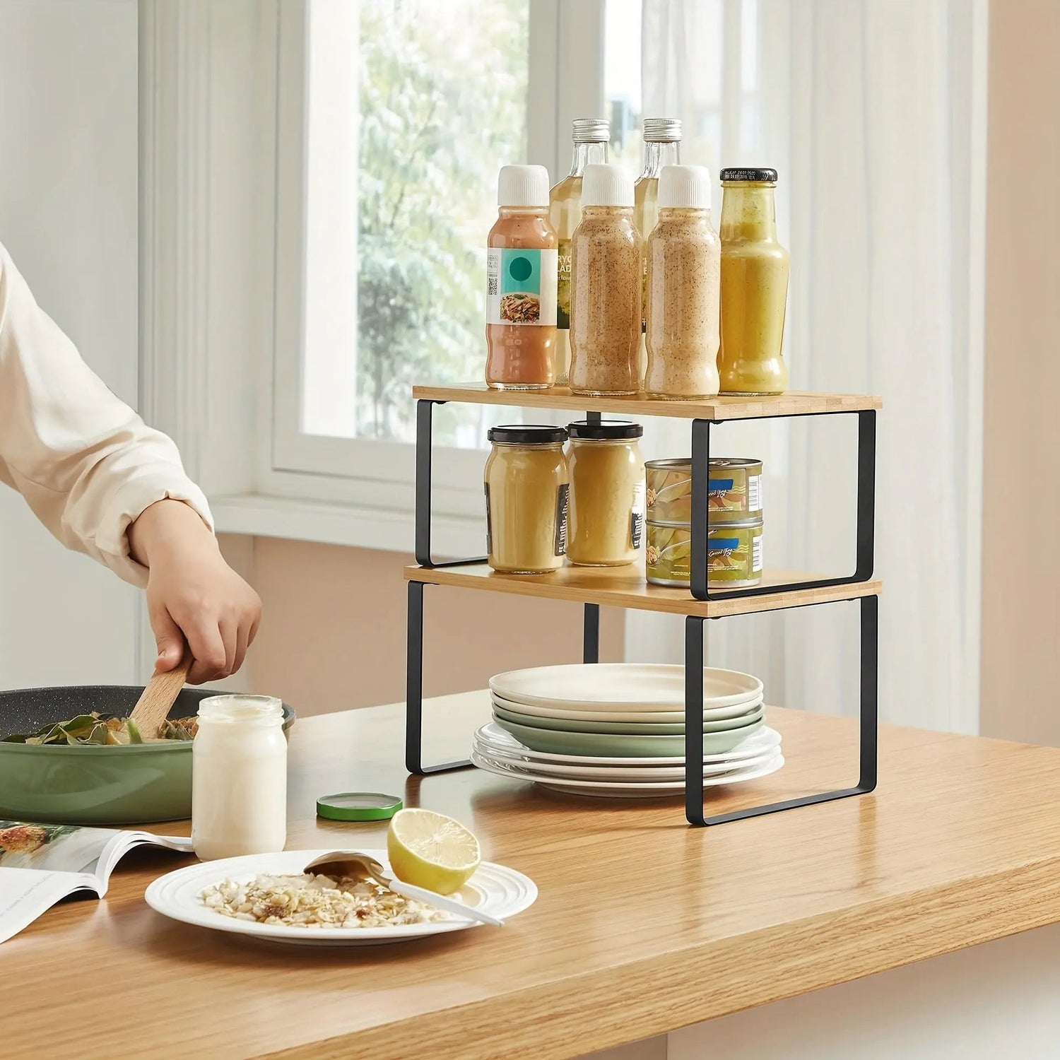 Kitchen Storage Rack  3-Tier Counter Organizer - Product detail 7