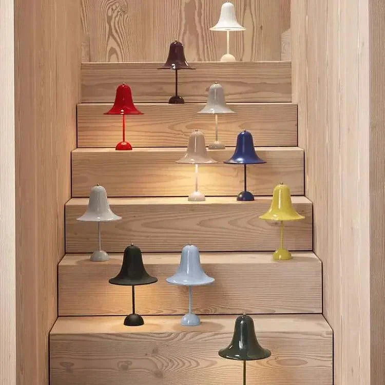 Modern Table Lamp Bell Shape Metal Design - Product example
