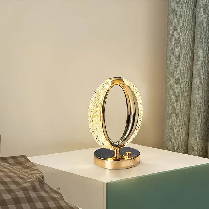 Modern Crystal Table Lamp Oval LED Design - Product detail 6
