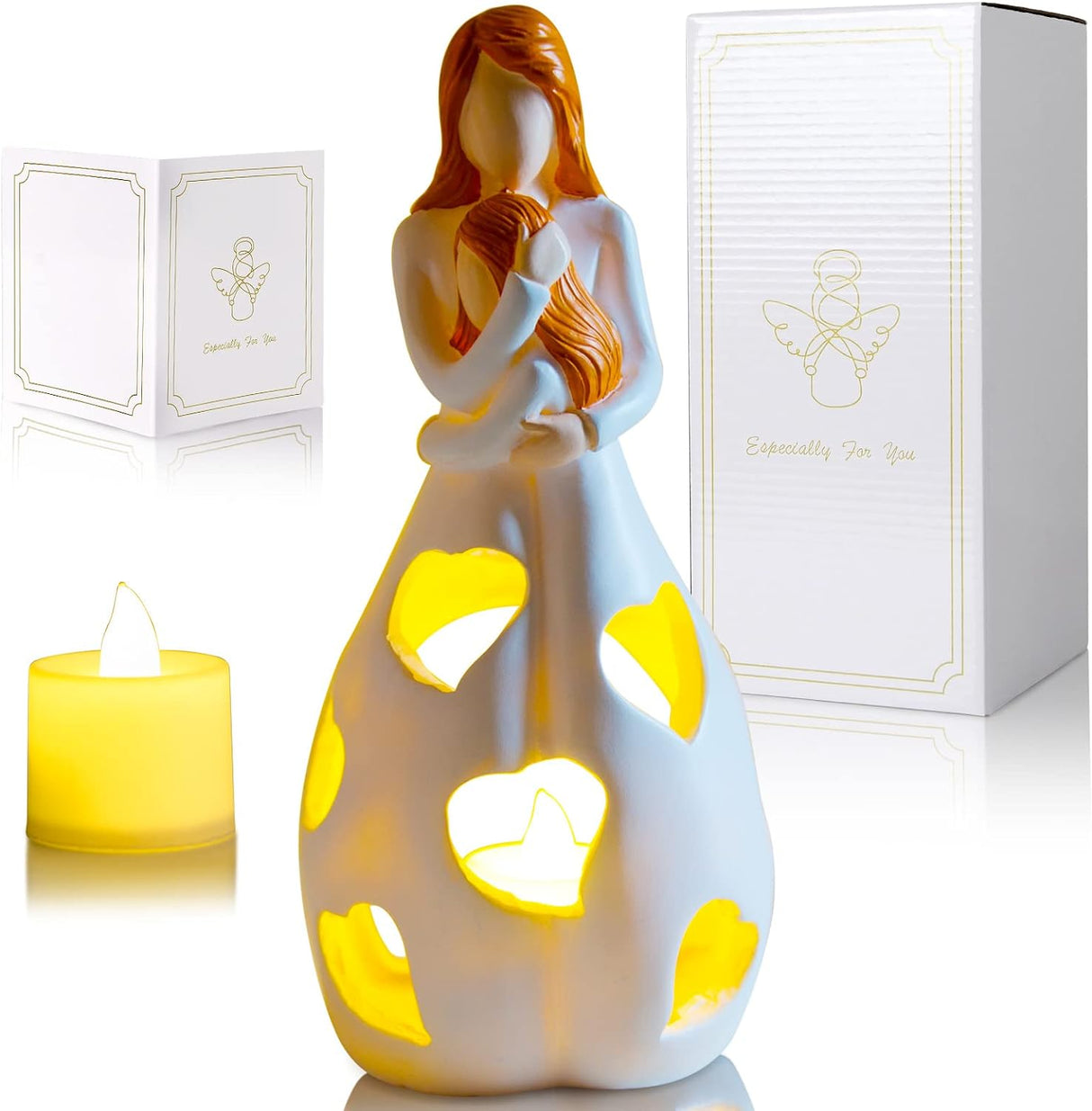 Romantic Figurine Lamp  Heart Pattern Ambient Light - Product detail 11