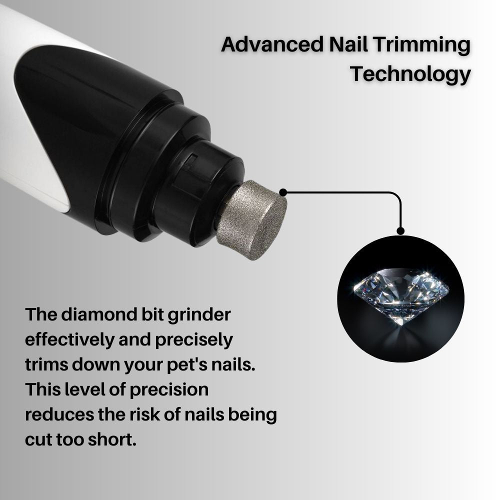Professional Pet Nail Grinder  Diamond Bit Quiet Trimmer - Product detail 4