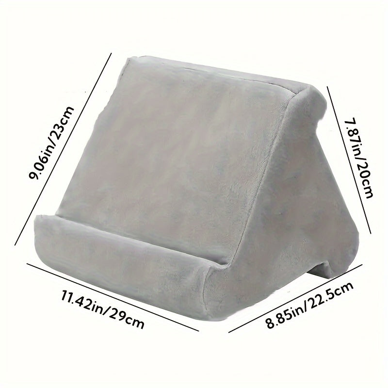Ergonomic Tablet Stand  Adjustable Velvet Fabric Design - Product example