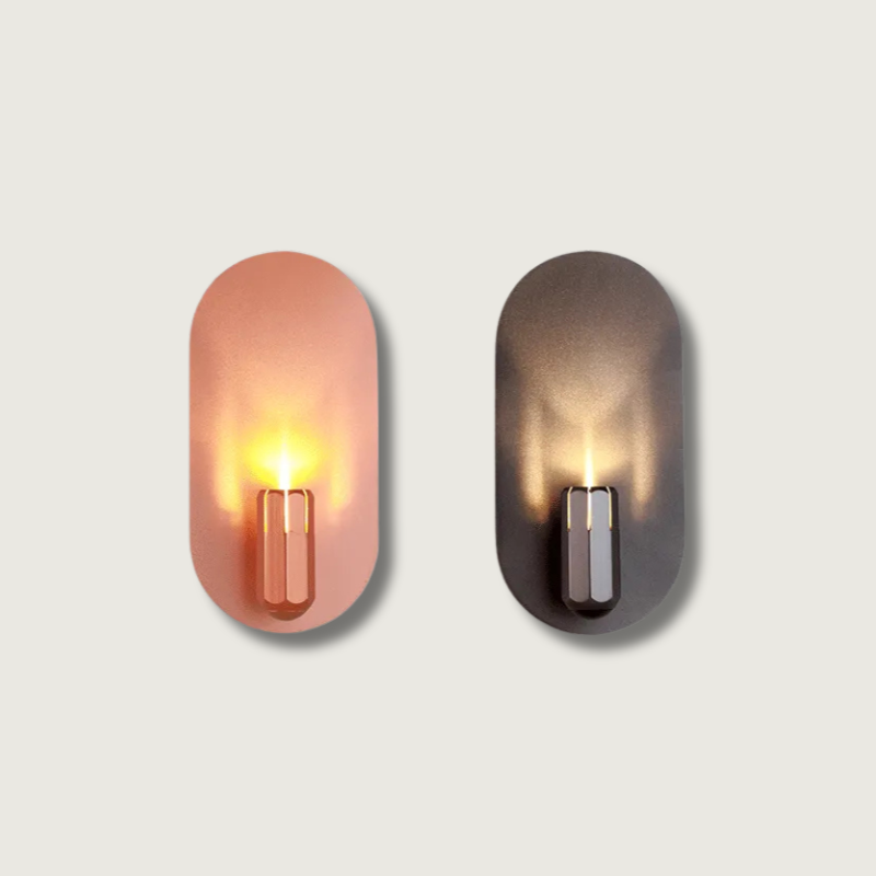 Modern LED Wall Light Oval Capsule Design - Product showcase