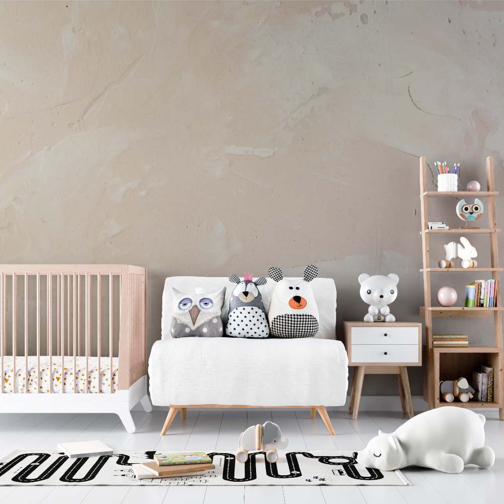 Neutral Mural Wallpaper | Soft Beige Textured Design