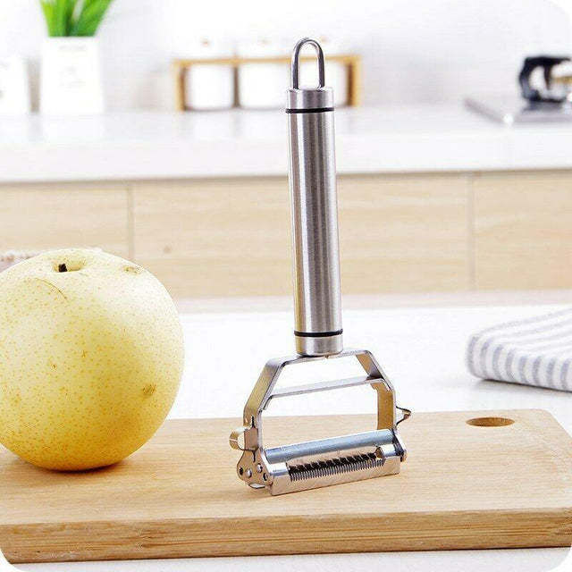 Professional Kitchen Peeler  Dual Blade Stainless Steel Design - Product showcase