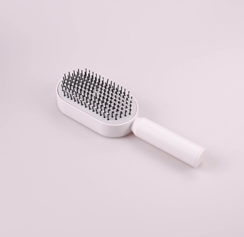 Self Cleaning Hair Brush Easy Care Detangling Design - Detailed view