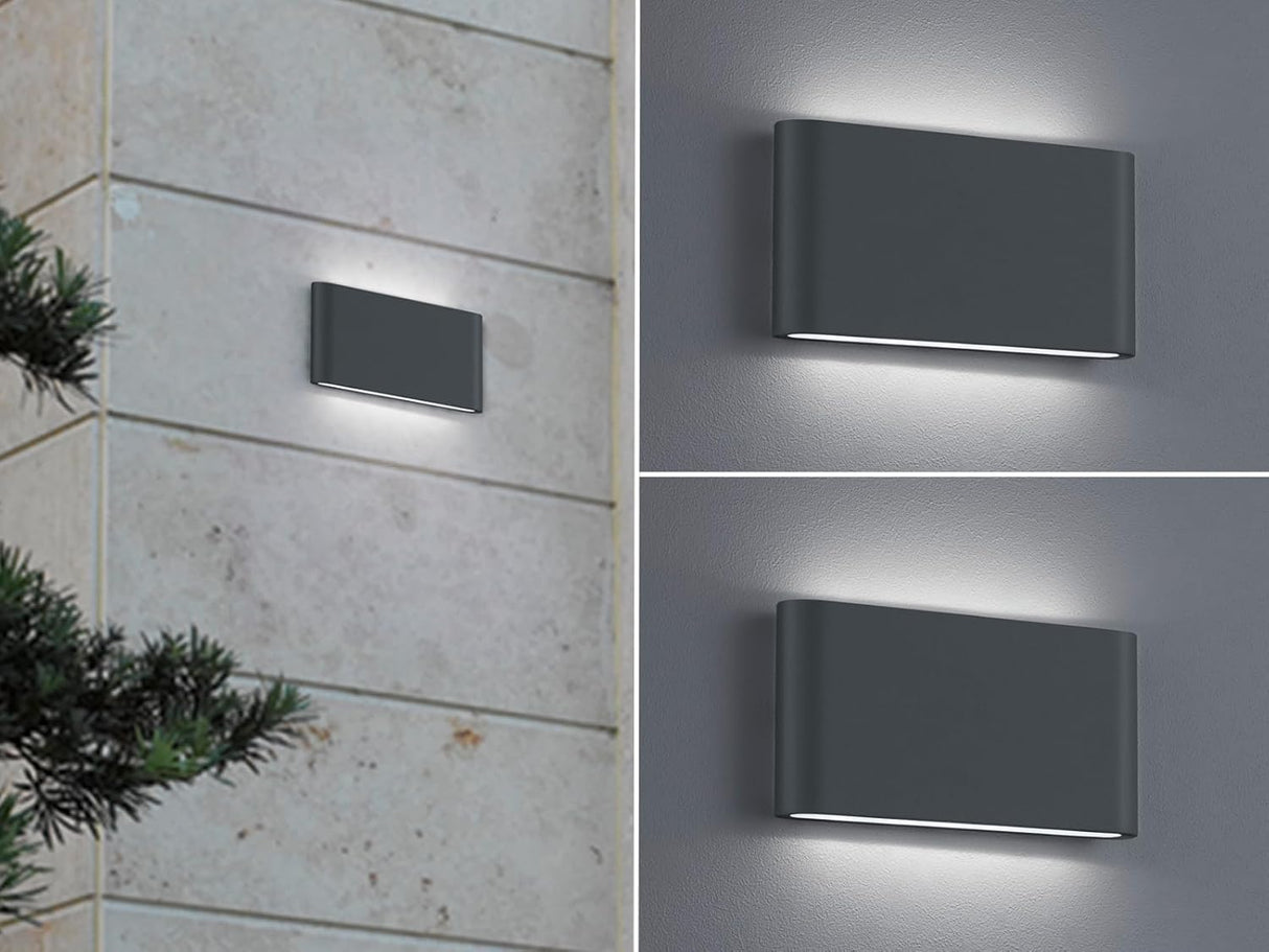 Modern Outdoor Wall Light Waterproof LED Black Aluminum - Product detail 5