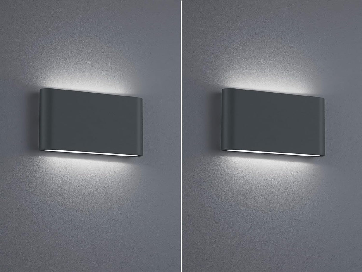 Modern Outdoor Wall Light Waterproof LED Black Aluminum - Product detail 6
