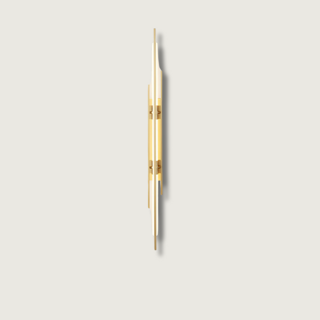 Modern LED Wall Light  Linear Gold Metal Design - Product showcase