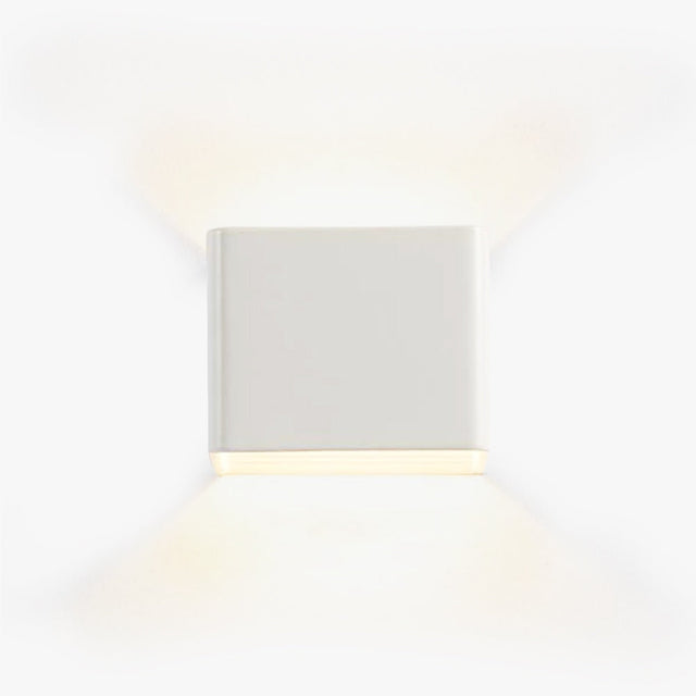 Modern Wall Sconce  Square LED Up Down Light - Product showcase