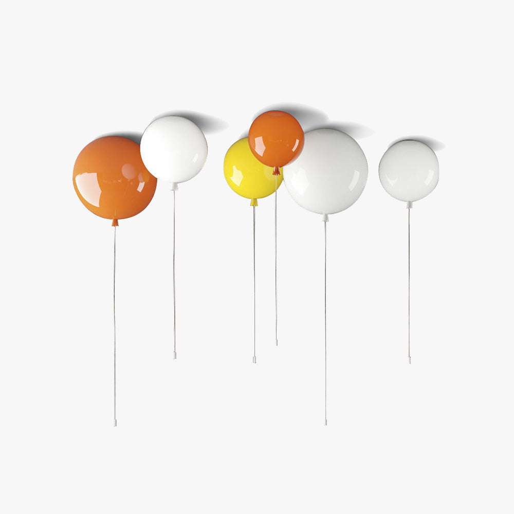 Balloon Ceiling Light Modern LED Multi-Color Design - Product showcase