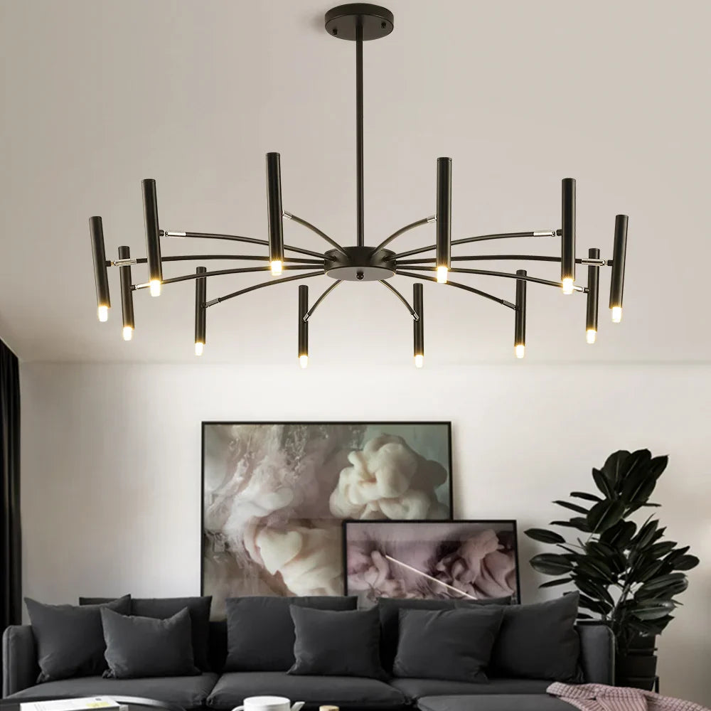 Modern LED Chandelier Adjustable Starburst Design - Product detail 18