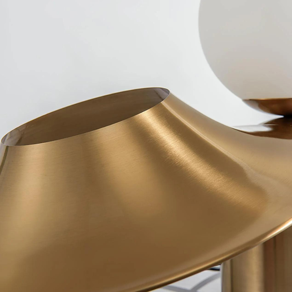 Modern Table Lamp Brass Dome Shade Design - Product detail 7