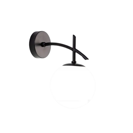 Modern Wall Sconce  Hammered Glass Globe Design - Product detail 7