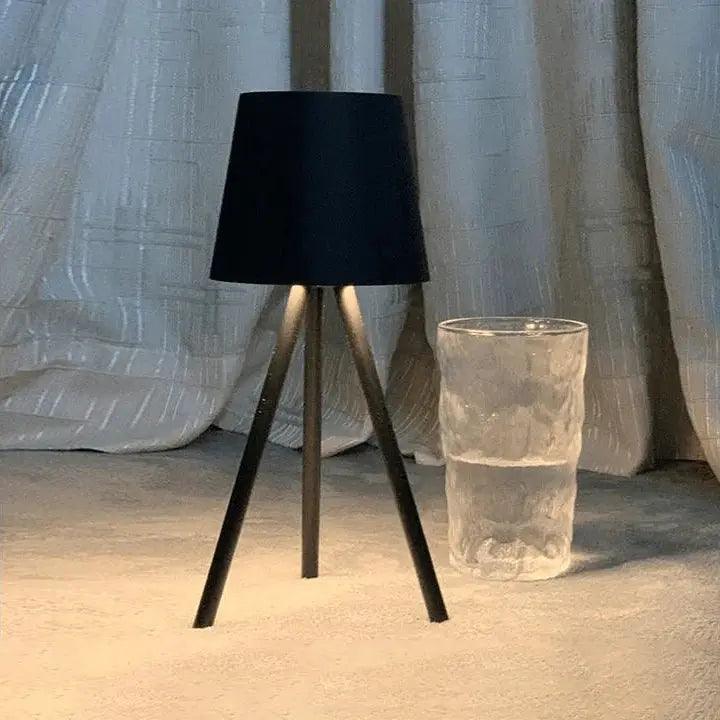 Modern Tripod Table Lamp Matte Black Metal Design - Product detail 7