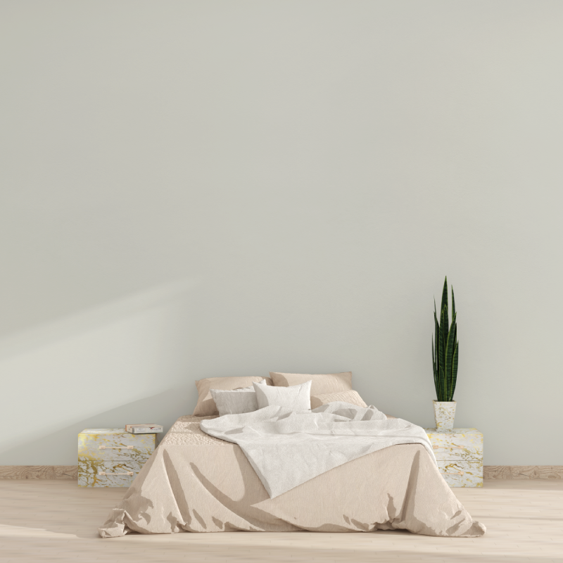 Plain Mural Wallpaper | Minimalist Beige Design