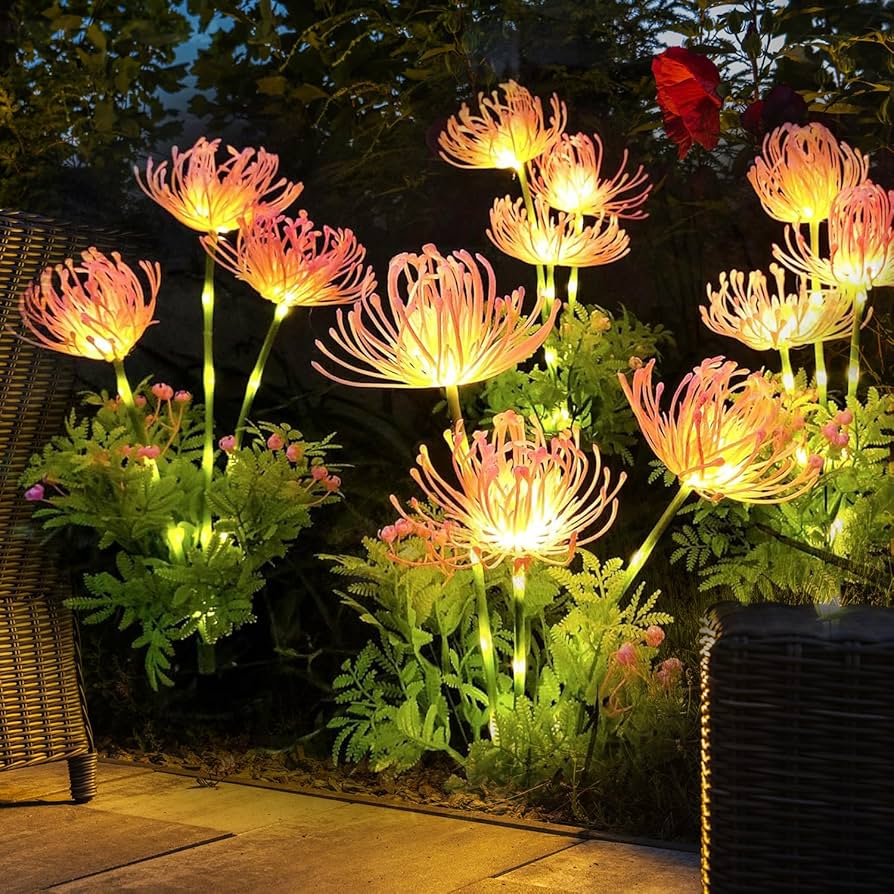 Solar Garden Light  Vibrant Flower LED Design - Product detail 5