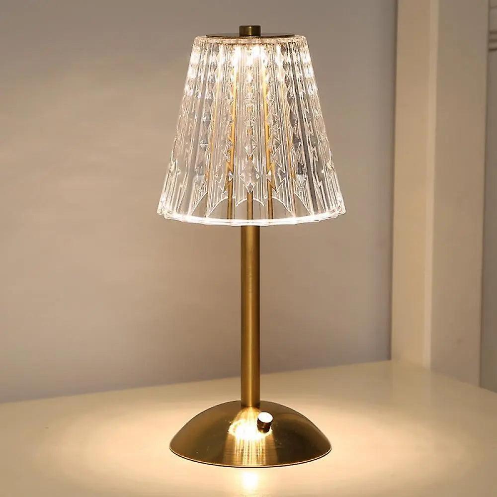 Crystal Table Lamp Touch Control LED Lighting - Product example