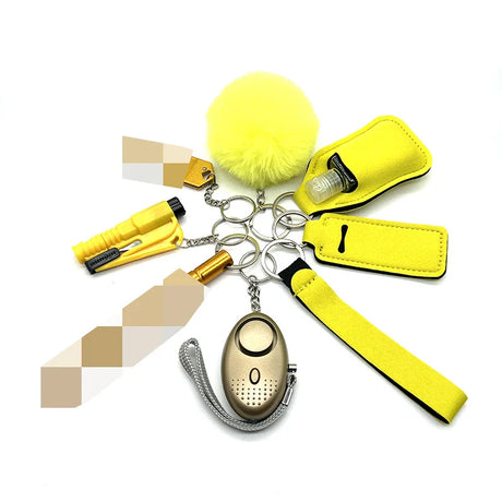 Personal Safety Keychain Set  9-Piece Multi-Tool Protection Kit - Product detail 6