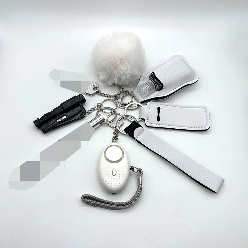 Personal Safety Keychain Set 9-Piece Multi-Tool Protection Kit - Product detail 8
