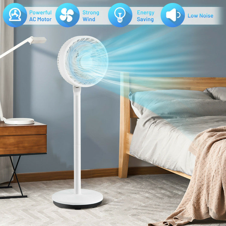 Smart Pedestal Fan  9-Inch Adjustable Height With Remote Control - Product example