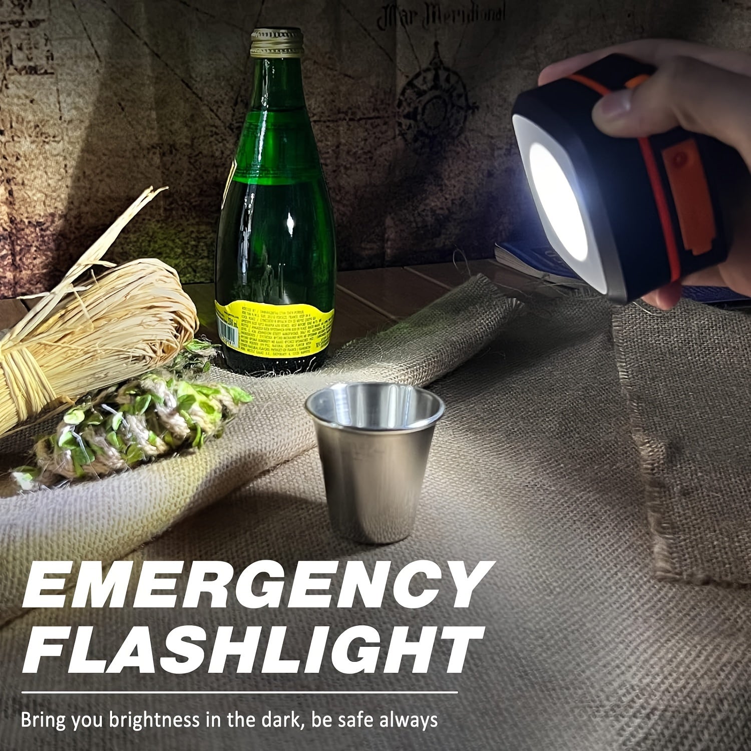 Solar LED Camping Lantern  Collapsible USB Rechargeable Design - Product example