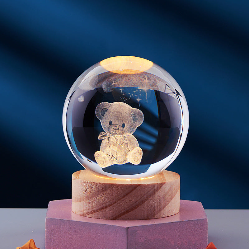 Galaxy LED Night Light Crystal Ball Universe Design - Product detail 21
