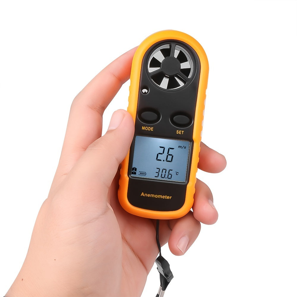 Digital Wind Speed Meter  LCD Display Anemometer - Product showcase